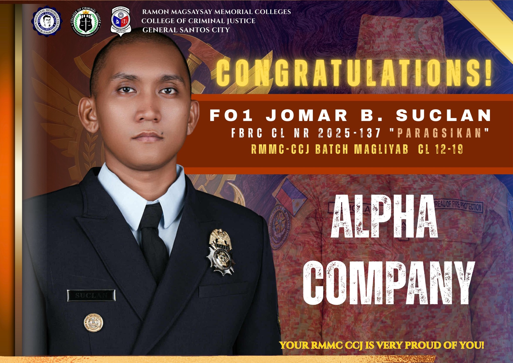 BATCH MAGLIYAB, MATSAGABAY, AND MASANDIGAN MARCH TOGETHER AS GRADUATES OF FBRC 2025-132 CLASS PARAGSIKAN!