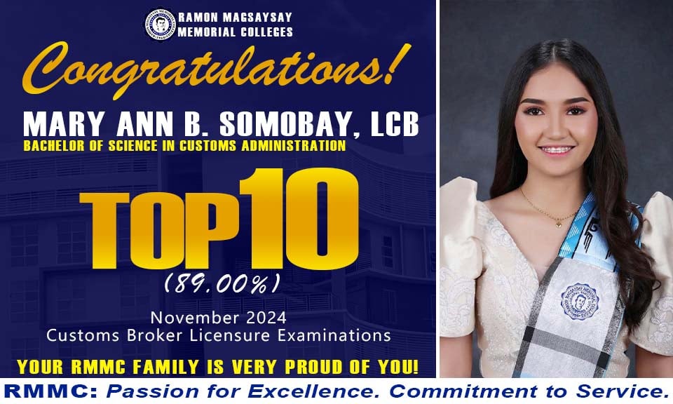 Mary Ann B. Somobay, LCB, Rises to the Top 10 in the November 2024 Customs Broker Exam – A Triumph of Hard Work and Dedication!
