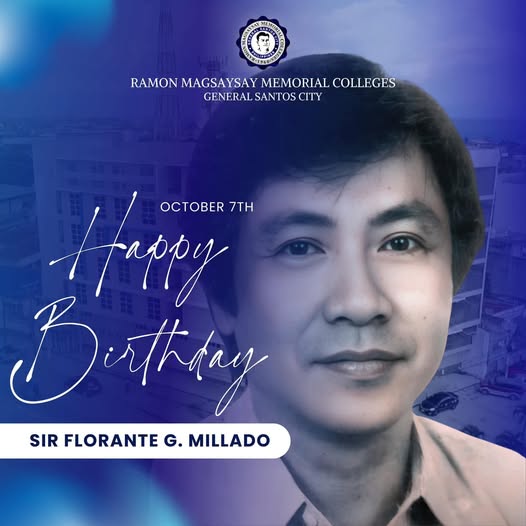 Today, we honor and remember the legacy of the late Sir Florante G. Millado.