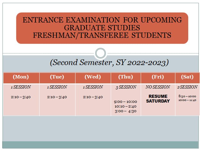 The guidance advocates, are here to provide excellent and quality services as RMMC continues its commitment to producing not only globally competitive graduates but productive citizens as well.