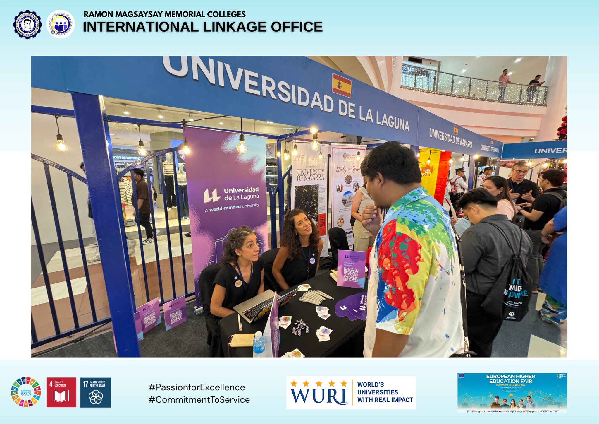 RMMC ILO Participates in European Higher Education Fair 2025