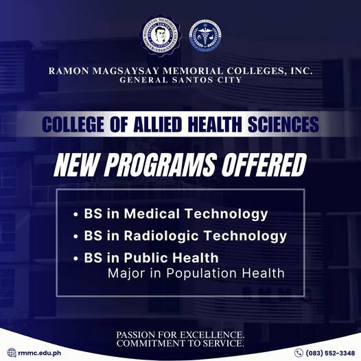 𝗡𝗘𝗪 𝗣𝗥𝗢𝗚𝗥𝗔𝗠𝗦 𝗢𝗙𝗙𝗘𝗥𝗘𝗗 | 𝗥𝗠𝗠𝗖–𝗚𝗲𝗻𝘀𝗮𝗻 🩺