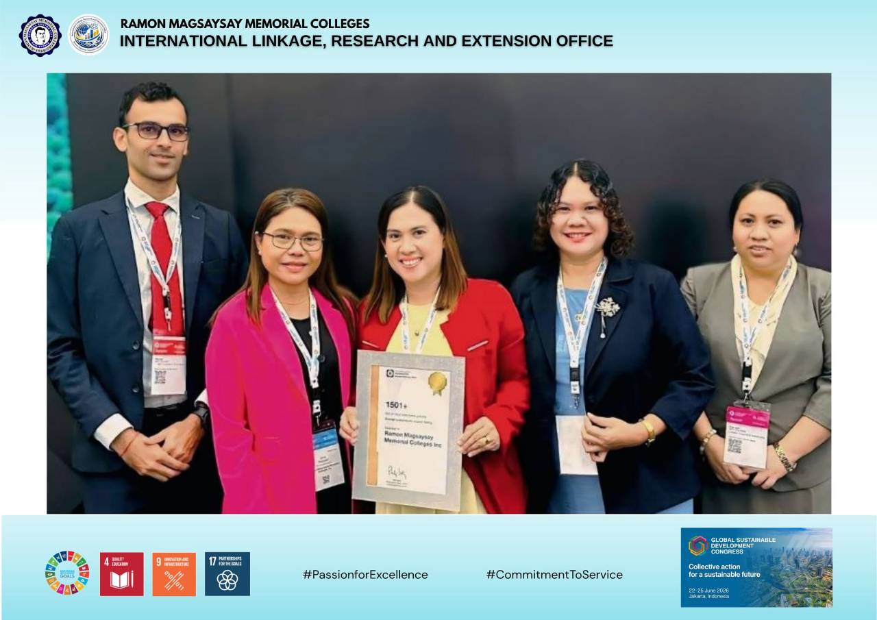 𝐑𝐚𝐦𝐨𝐧 𝐌𝐚𝐠𝐬𝐚𝐲𝐬𝐚𝐲 𝐌𝐞𝐦𝐨𝐫𝐢𝐚𝐥 𝐂𝐨𝐥𝐥𝐞𝐠𝐞𝐬 𝐏𝐚𝐫𝐭𝐢𝐜𝐢𝐩𝐚𝐭𝐞𝐬 𝐢𝐧 𝐭𝐡𝐞 𝐆𝐥𝐨𝐛𝐚𝐥 𝐒𝐮𝐬𝐭𝐚𝐢𝐧𝐚𝐛𝐥𝐞 𝐃𝐞𝐯𝐞𝐥𝐨𝐩𝐦𝐞𝐧𝐭 𝐂𝐨𝐧𝐠𝐫𝐞𝐬𝐬 𝟐𝟎𝟐𝟔