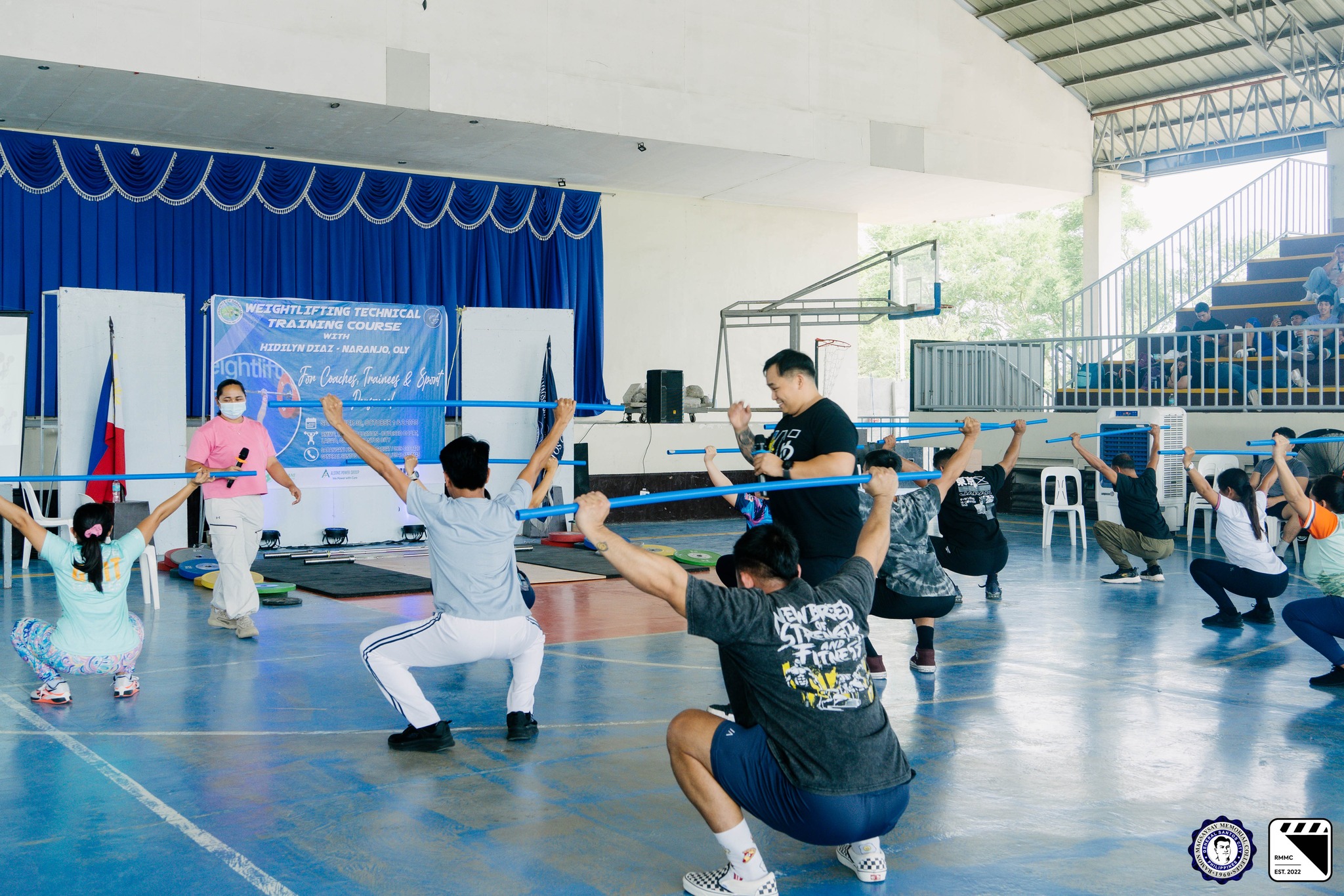 IN PHOTOS | Strength and Determination, RMMC Bluefins engage in a Technical Training Course together with Olympic Gold Medalist Hidilyn Diaz-Naranjo, OLY