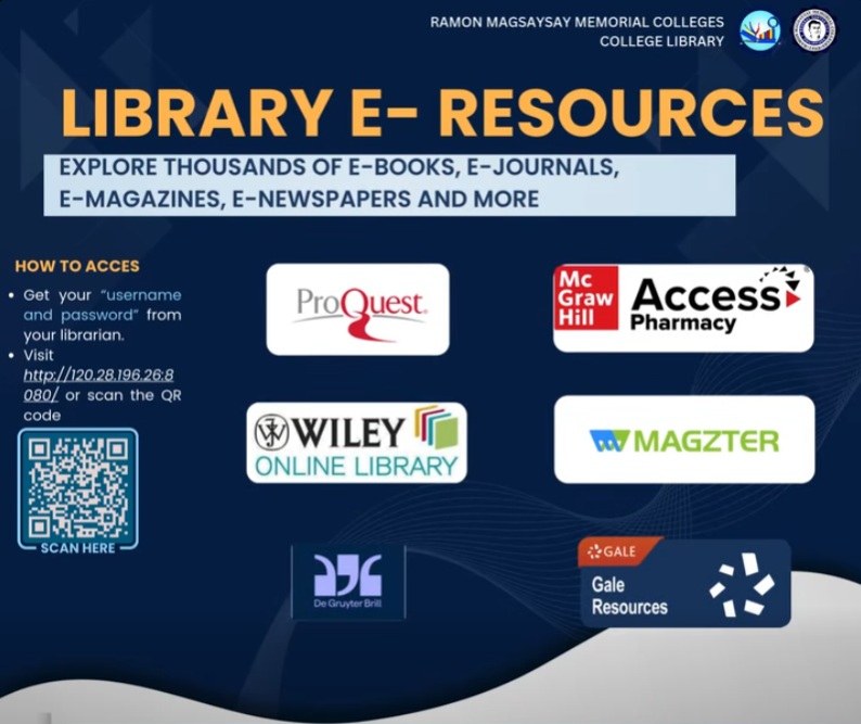 Explore RMMC College Library’s E-Databases