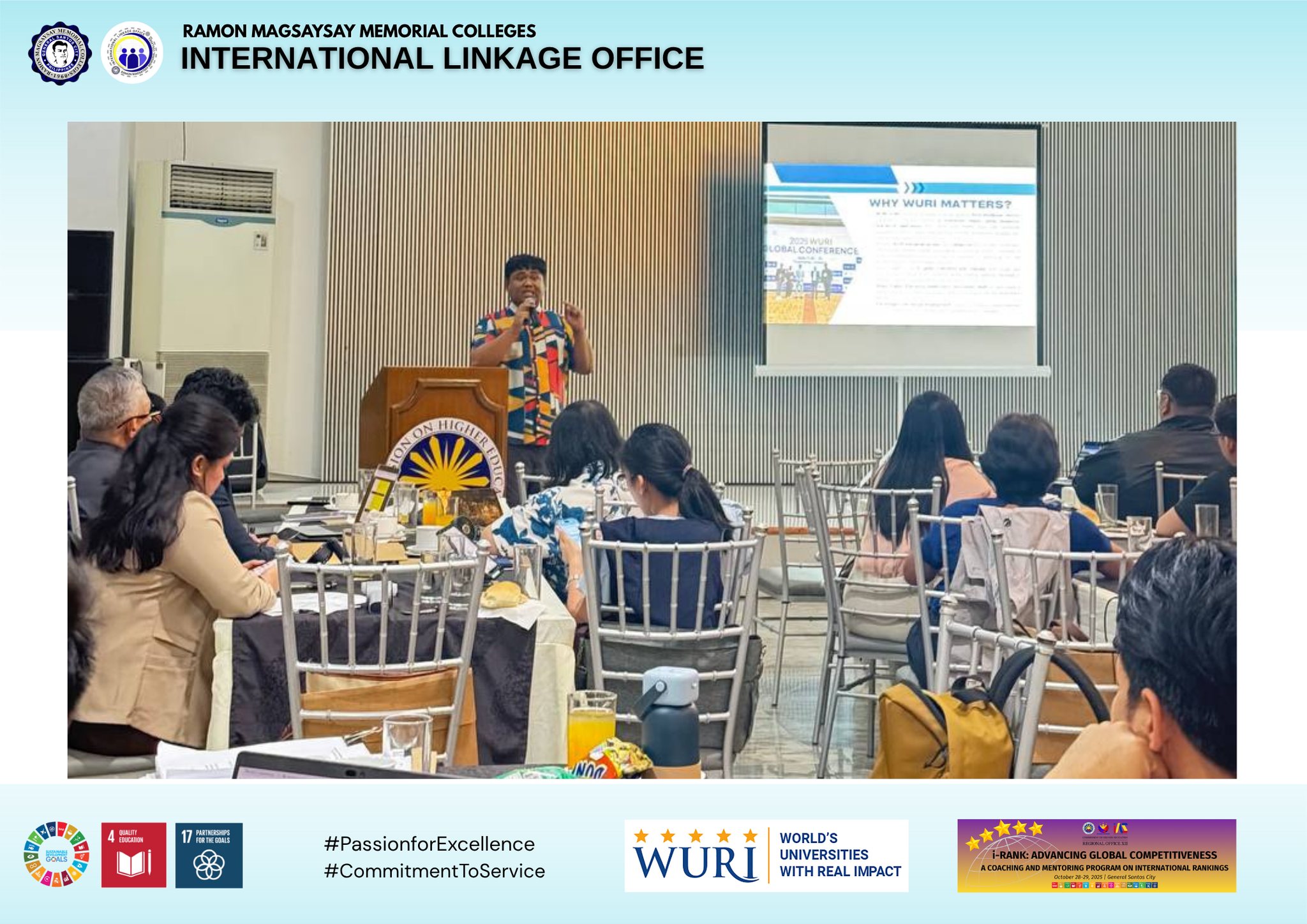 CHED XII Hosts i-Rank Program to Boost HEIs’ Global Competitiveness