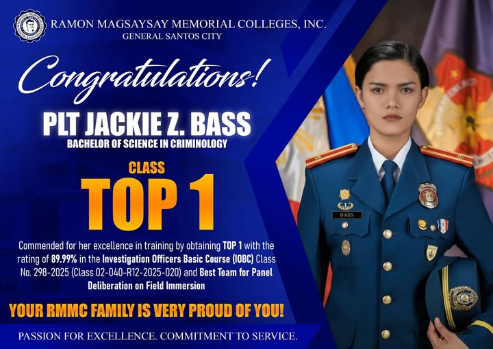 𝐓𝐨𝐩 𝐏𝐞𝐫𝐟𝐨𝐫𝐦𝐢𝐧𝐠 𝐑𝐌𝐌𝐂 𝐂𝐫𝐢𝐦𝐢𝐧𝐨𝐥𝐨𝐠𝐲 𝐀𝐥𝐮𝐦𝐧𝐢 𝐀𝐜𝐡𝐢𝐞𝐯𝐞𝐬 𝐈𝐎𝐁𝐂 𝐂𝐥𝐚𝐬𝐬 𝐓𝐨𝐩 𝟏 – 𝐈𝐧𝐬𝐩𝐢𝐫𝐢𝐧𝐠 𝐄𝐱𝐜𝐞𝐥𝐥𝐞𝐧𝐜𝐞 𝐢𝐧 𝐋𝐚𝐰 𝐄𝐧𝐟𝐨𝐫𝐜𝐞𝐦𝐞𝐧𝐭