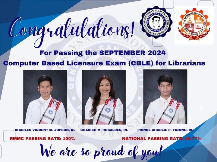 Passers of (CBLE) for librarians of September 2024