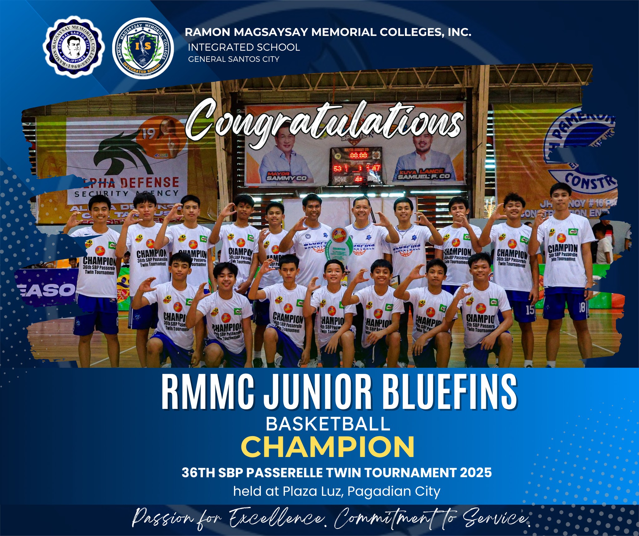 RMMC JUNIOR BLUEFINS — CHAMPIONS!